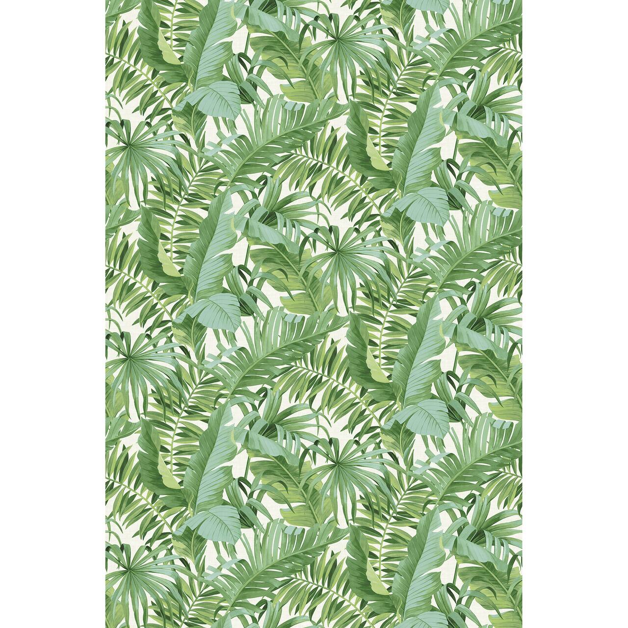 Katie Hunt Green Tropical Palm Leaf Wall Mural